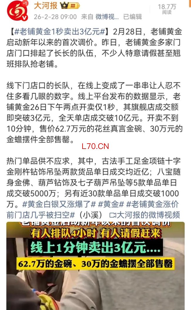 黄金白银销量暴跌，市场剧烈震荡 贵金属遇冷引发关注